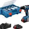 BOSCH SKRUVDRAGARE GSR 18V-65 2X4AH, PC 82TB LC Discount