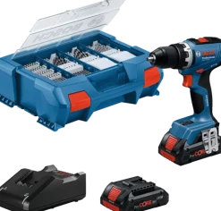 BOSCH SKRUVDRAGARE GSR 18V-65 2X4AH, PC 82TB LC Discount
