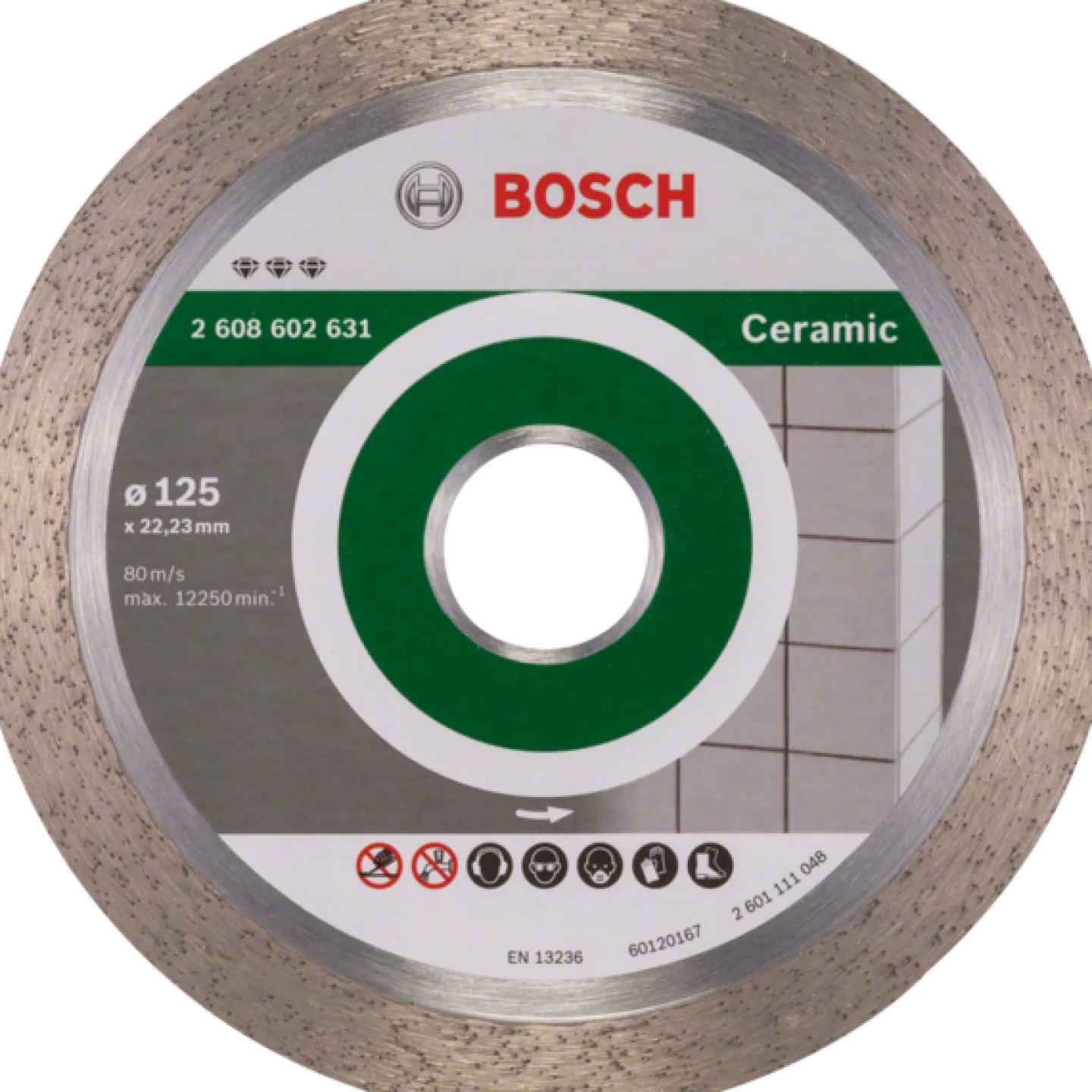 BOSCH SLIPRONDELLSET FOIL O780 125MM, 9 DELAR New