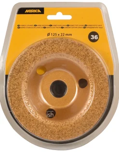 MIRKA Tillbehör Slipverktyg<SLIPSKÅL HM 125MM 36