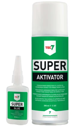 TEC7 Övriga Lim<SNABBLIM M AKTIVATOR 200+50ML SUPER PLUS