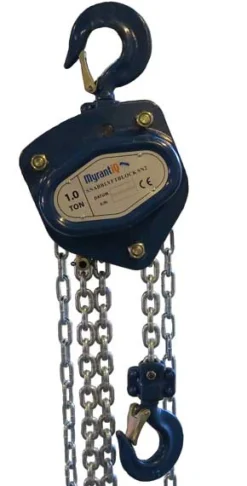 MYRANTIQ SNABBLYFTBLOCK SN2 1,0TON 1 PART KROKUPPHÄNGT 3M Clearance