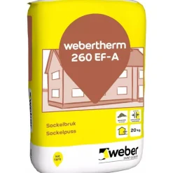 WEBER SAINT-GOBAIN Bruk<SOCKELBRUK WEBER THERM 260 EF-A 20KG