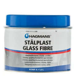 HAGMANS Industrifärg<SPACKEL STÅLPLAST GLASS FIBRE, 1,3L