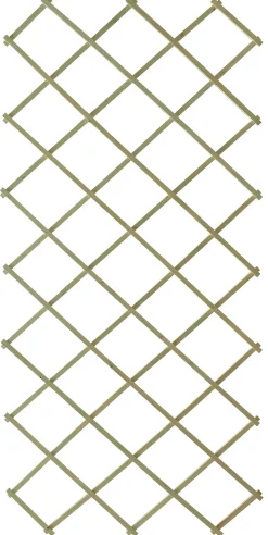 NYBY Övrigt Trädgård<SPALJE TRÄ 100X200CM RAK VIT