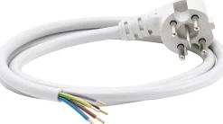 GELIA SPISKABEL 5G1,5 VINKLAD 1,3M, STICKPROPP GRÅ 1,3M Sale