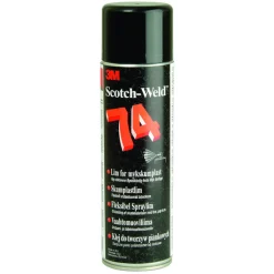 3M Övriga Lim<SPRAYLIM 74 SKUMPLASTLIM 0,5L LS74