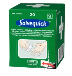 SALVEQUICK Övrigt Första Hjälpen<SÅRTVÄTTARE REFILL 20ST