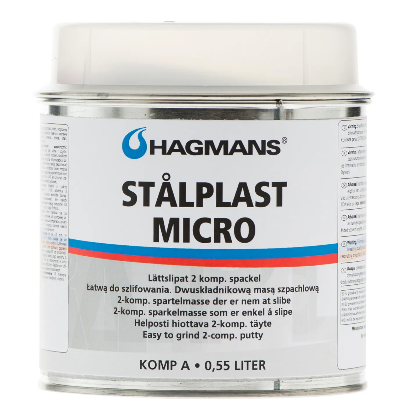 MICRO Industrifärg<STÅLPLAST 0.55L
