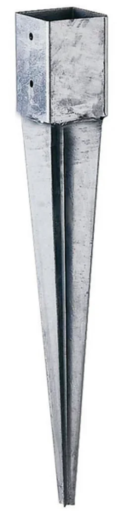 JABO Byggbeslag<STOLPFUNDAMENT SPJUT STÅL 96X96 L=750MM