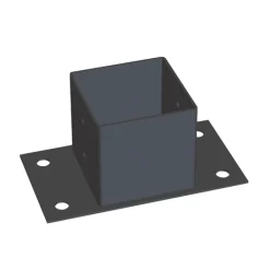 JABO Byggbeslag<STOLPSKO SVART 71X150