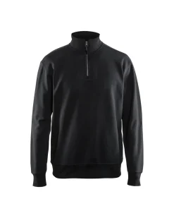 BLÅKLÄDER Tröjor Och Skjortor<SWEATSHIRT 3369 HALF ZI SV 4XL
