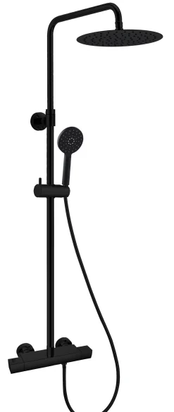NORO TAKDUSCH CITY SVART M, DUSCHHUVUD 250MM Clearance