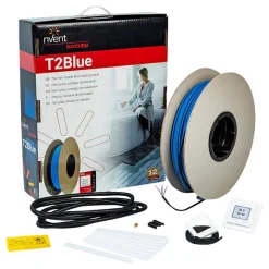 RAYCHEM Golvvärme<T2BLÅ-10 160M 1600W/230V YTA 1, 6.0M2