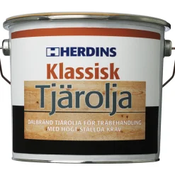 HERDINS Oljor Och Träskydd<TJÄROLJA KLASSISK 2,7L
