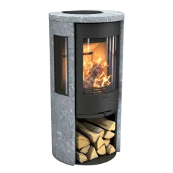 CONTURA Kaminer<TÄLJSTENSKAMIN 556T STYLE SVART