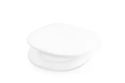HABO TOALETTSITS SOFT TOUCH VITT DÄMPAD SITS