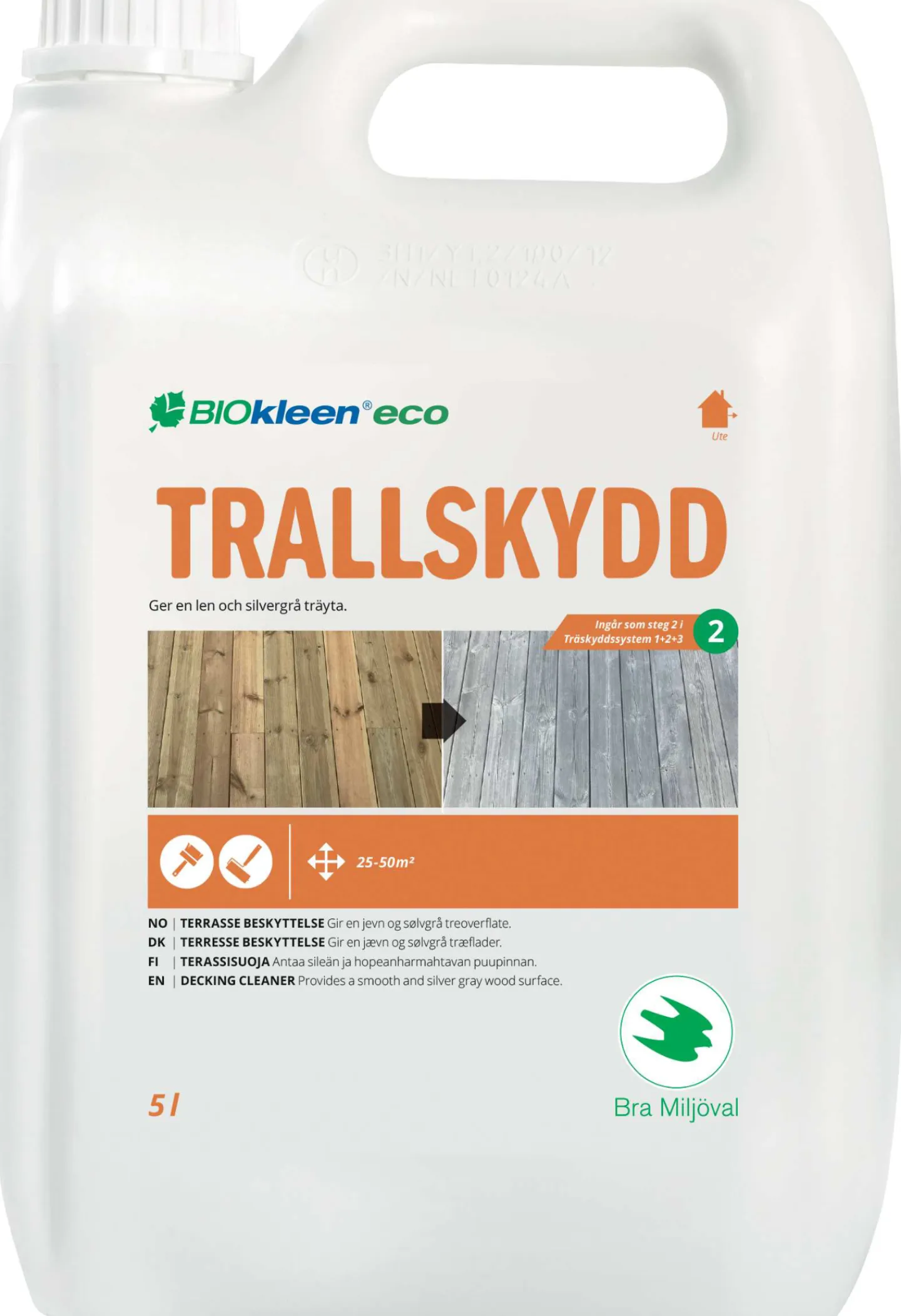 BIOKLEEN Oljor Och Träskydd<TRALLSKYDD ECO 5L