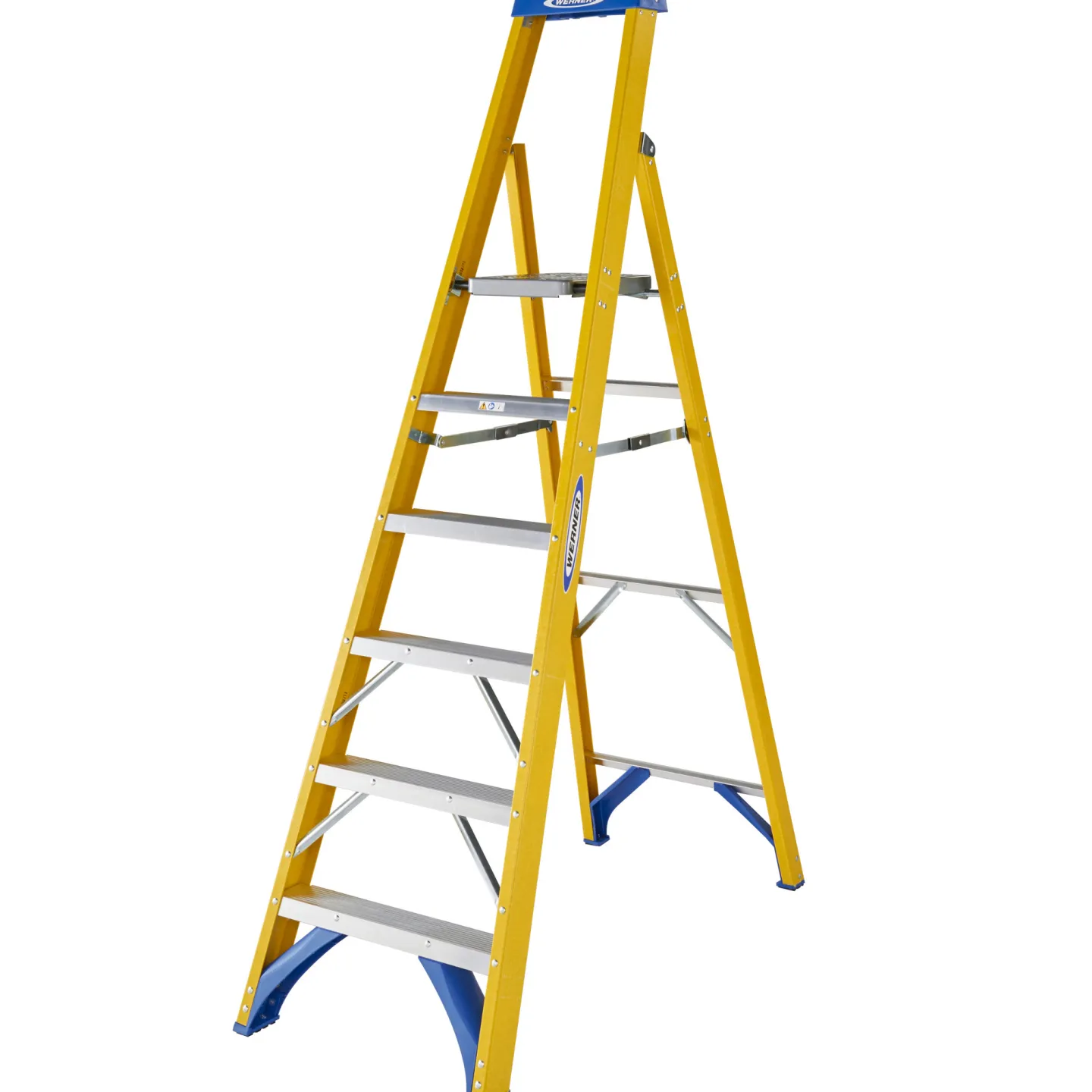 ZARGES TRAPPSTEGE I GLASFIBER WERNER, 6 STEG PLH 1,40M New