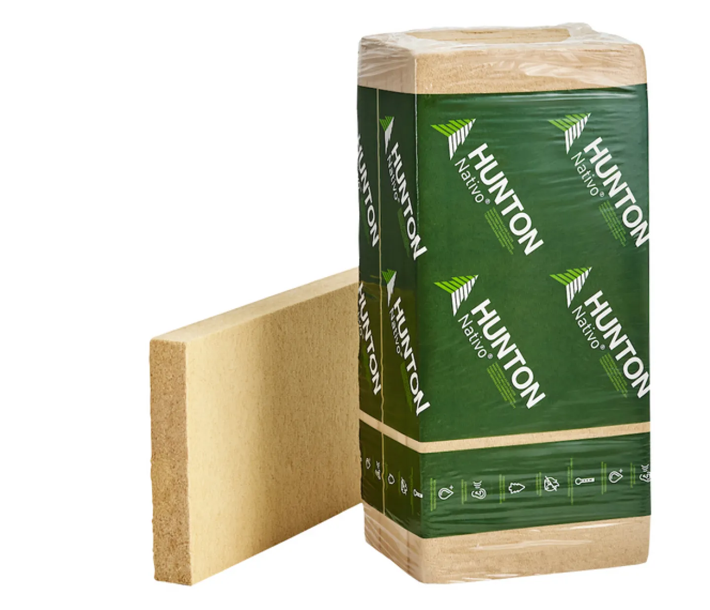 HUNTON Övrigt Isolering<TRÄFIBERISOLERING 100MM 100X565X1220MM 2,757M²
