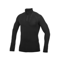 WOOLPOWER TRÖJA ULLFROTTÉ LITE M HALVZIP SVART 200 GR Discount