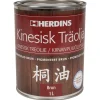 HERDINS Oljor Och Träskydd<TRÄOLJA KINESISK BRUN 1L