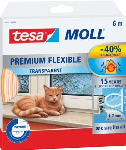 TESA TÄTLIST SILIKON TRANSPA 9MM 6M 05417 OMEGA-PROFIL Discount