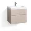 SVEDBERGS Badrumsmöbler<TVÄTTSTÄLLSSKÅP FORMA BLOND EK 2LÅD B1 ECLEAN 60X45X50CM