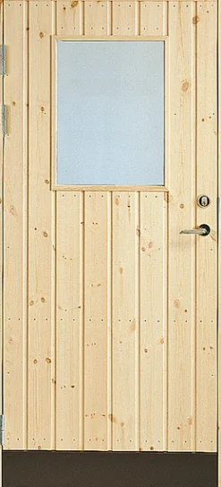 JABO VARMFÖRRÅDSDÖRR 18GR RAK PANEL GLAS 2GL FÖNST 42X5 9X20 VÄNSTER