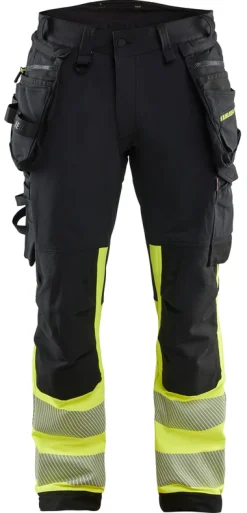 BLÅKLÄDER VARSELBYXA 1125 1648 S/G C50, SVART/VARSELGUL 4VSTRETCH Outlet