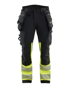 BLÅKLÄDER VARSELBYXA 1125 1648 S/G D96, SVART/VARSELGUL 4VSTRETCH Sale
