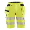 BLÅKLÄDER VARSELSHORTS 1586 1811 MED STRETCH YELLOW C58 Clearance