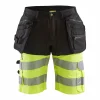 BLÅKLÄDER Varselkläder<VARSELSHORTS 1596 SV/GUL C56 SVART/VARSELGUL