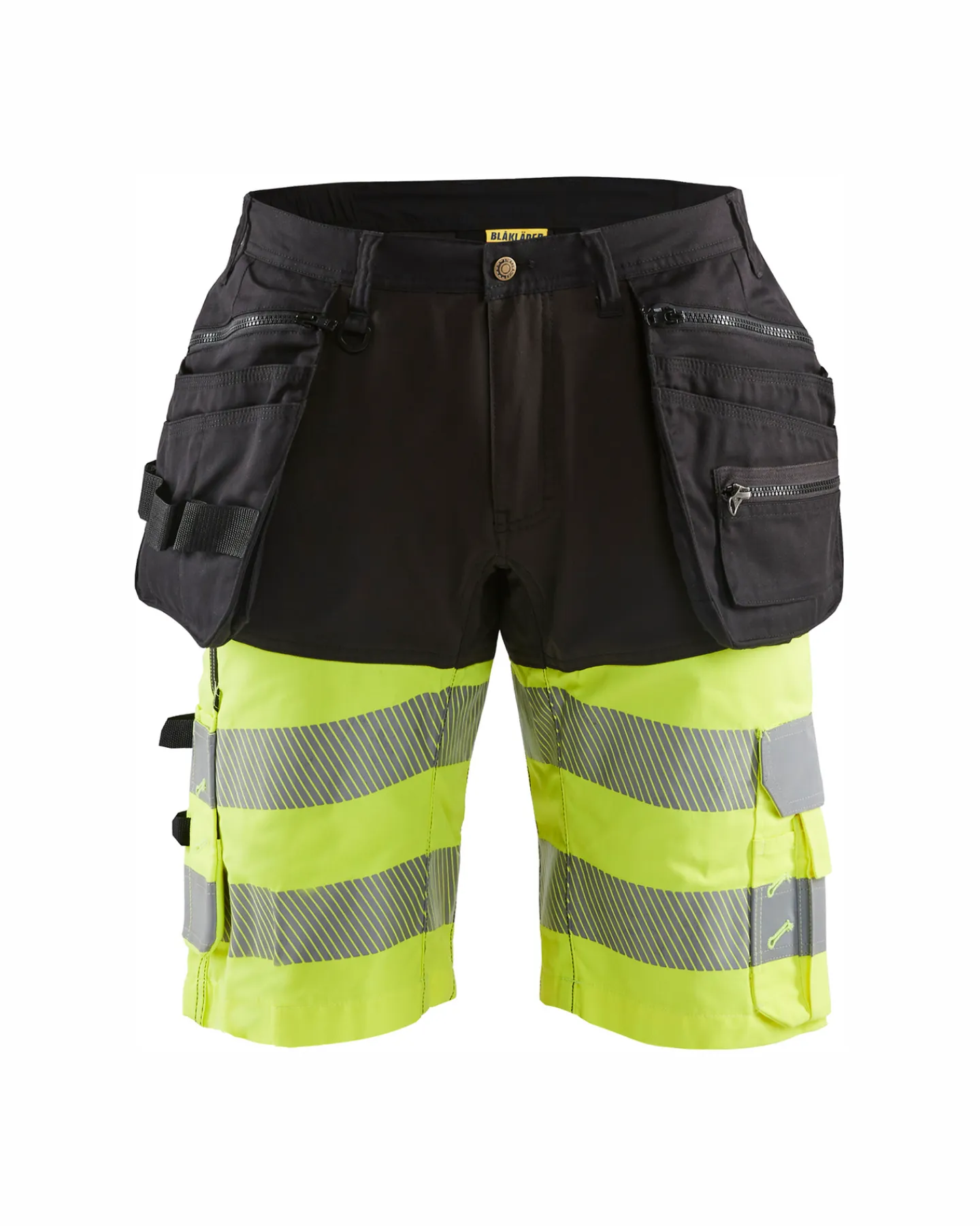BLÅKLÄDER Varselkläder<VARSELSHORTS 1596 SV/GUL C56 SVART/VARSELGUL