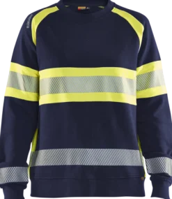 BLÅKLÄDER VARSELTRÖJA 3409 1158 DAM, MARINBLÅ/VARSELGUL XS Clearance