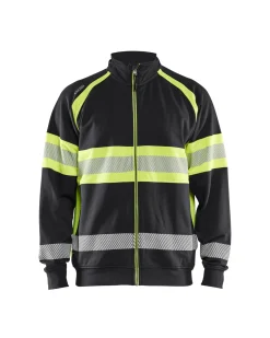 BLÅKLÄDER VARSELTRÖJA 3551 1158, SVART/VARSELGUL S New