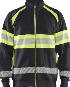 BLÅKLÄDER Varselkläder<VARSELTRÖJA 3551 1158, SVART/VARSELGUL M