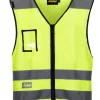 SNICKERS WORKWEAR VARSELVÄST KL2 HI-VIS GUL XXL New