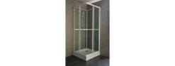 MILOBAD Duschar<VENEDIG DUSCHKABIN 80X80X200CM