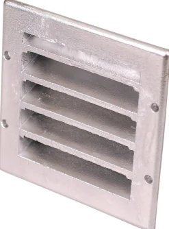 FRESH VENTILGALLER 100X100MM GJUTEN ALUMINIUM New