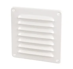 FRESH Ventiler Och Galler<VENTILGALLER 155X155MM VIT UTVÄNDIGT