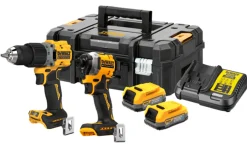 DEWALT Maskinpaket<VERKTYGSKIT 18V DCK2051E2T-QW, DCD800 DCF850 2XPS KOMP TSTAK