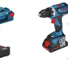 BOSCH Maskinpaket<VERKTYGSSET GSR18V-60C/GDX18V 200C 2X4AH