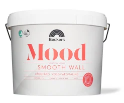 BECKERS Inomhusfärg<VÄGGFÄRG MOOD SMOOTH WALL VIT/BAS A 9L