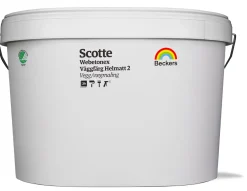 BECKERS Inomhusfärg<VÄGGFÄRG SCOTTE WEBETONEX VIT 10L