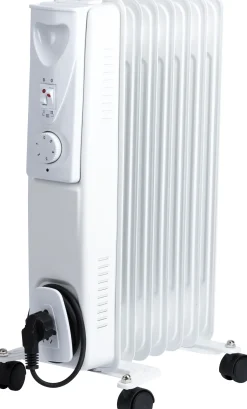 GELIA VÄRMEELEMENT OLJEFYLLT 1500W, 7FLÄNS 0-600-900-1500W M HJUL