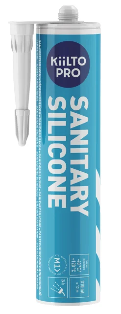 KIILTO PRO Silikon<VÅTRUMSSILIKON 00 TRANSP 310ML