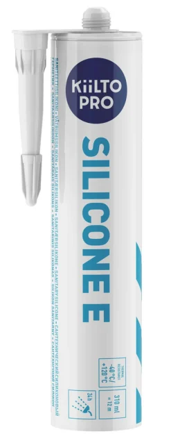 KIILTO PRO Silikon<VÅTRUMSSILIKON KRITVIT 310ML