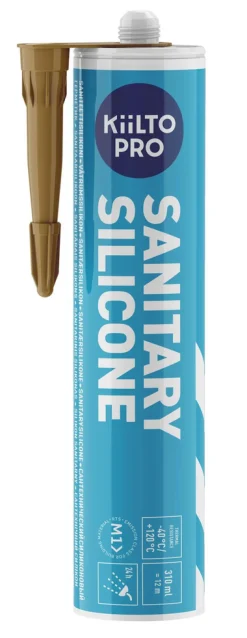 KIILTO PRO Silikon<VÅTRUMSSILIKON 31 LJUSBRUN 310ML