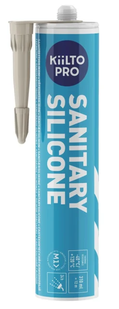 KIILTO PRO Silikon<VÅTRUMSSILIKON 29 LJUSBEIGE 310ML